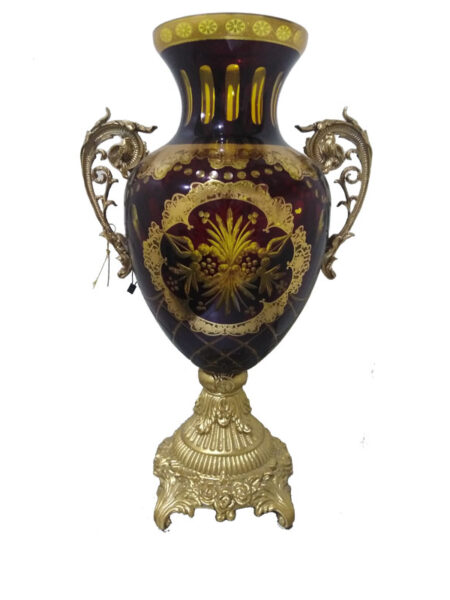 Royal Ruby Elegance Vase